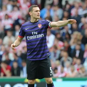 Thomas Vermaelen in Action: Stoke City vs. Arsenal, Premier League 2012-13 Thomas Vermaelen in Action: Stoke City vs. Arsenal, Premier League 2012-13