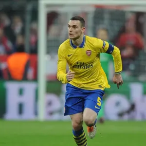 Thomas Vermaelen at Allianz Arena: Arsenal vs. FC Bayern Munich, UEFA Champions League 2013-14 Thomas Vermaelen at Allianz Arena: Arsenal vs. FC Bayern Munich, UEFA Champions League 2013-14