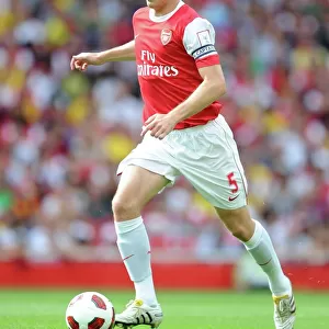 Thomas Vermaelen (Arsenal). Arsenal 1: 1 AC Milan. Emirates Cup, pre season