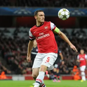 Thomas Vermaelen (Arsenal). Arsenal 3: 1 Olympiacos. UEFA Champions League