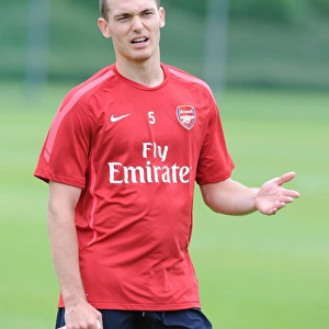 Thomas Vermaelen (Arsenal). Arsenal Training Ground, London Colney, Hertfordshire