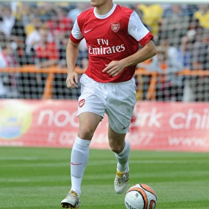 Thomas Vermaelen (Arsenal). Barnet 0: 4 Arsenal, Pre season friendly, Underhill Stadium