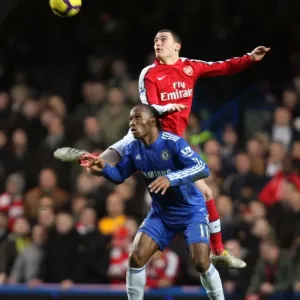 Thomas Vermaelen (Arsenal) Didier Drogba (Chelsea). Chelsea 2: 0 Arsenal