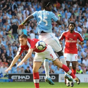 Thomas Vermaelen (Arsenal) Emmanuel Adebayor (Man City)