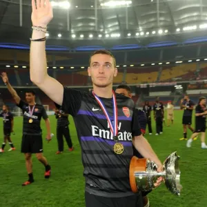 Thomas Vermaelen (Arsenal). Malaysia 1: 2 Arsenal. Pre Season Friendly. National Stadium