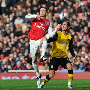 Thomas Vermaelen (Arsenal) Morten Gamst Pedersen (Rovers). Arsenal 7: 1 Blackburn Rovers