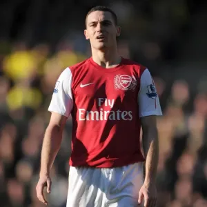 Thomas Vermaelen (Arsenal). Norwich City v Arsenal. Barclays Premier League