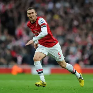 Thomas Vermaelen: Arsenal vs. Tottenham Hotspur, Premier League 2012-13 Thomas Vermaelen: Arsenal vs. Tottenham Hotspur, Premier League 2012-13