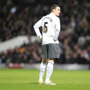 Thomas Vermaelen (Arsenal). West Ham United 1: 2 Arsenal, FA Cup Third Round Thomas Vermaelen (Arsenal). West Ham United 1: 2 Arsenal, FA Cup Third Round