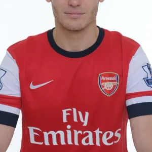 Thomas Vermaelen at Arsenal's 2013-14 Squad Photocall Thomas Vermaelen at Arsenal's 2013-14 Squad Photocall