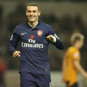 Thomas Vermaelen celebrates the 4th Arsenal goal Thomas Vermaelen celebrates the 4th Arsenal goal