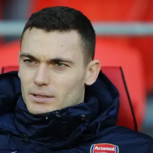 Thomas Vermaelen: Focused at Cardiff City Stadium (Arsenal vs. Cardiff City, Premier League 2013-14)