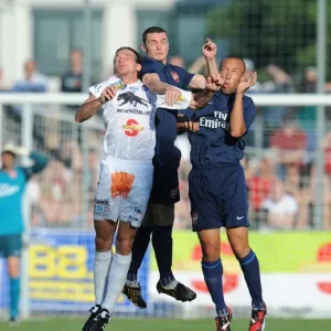 Thomas Vermaelen and Mickael Silvestre Thomas Vermaelen and Mickael Silvestre