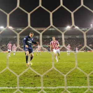 Thomas Vermaelen score the 3rd Arsenal goal. Stoke City 1: 3 Arsenal, Barclays Premier League