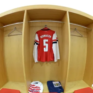 Thomas Vermaelen's Arsenal Changing Room: Preparing for Arsenal vs. Chelsea, Capital One Cup 2013-14 Thomas Vermaelen's Arsenal Changing Room: Preparing for Arsenal vs. Chelsea, Capital One Cup 2013-14