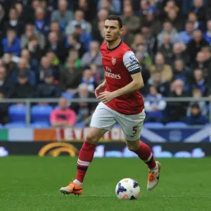 Thomas Vermaelen's Unwavering Focus: Everton vs Arsenal, Premier League 2013-2014