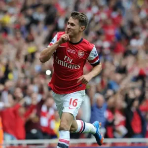 Thrilling: Aaron Ramsey's Goal vs. Stoke City, Arsenal 2013-14 Premier League Thrilling: Aaron Ramsey's Goal vs. Stoke City, Arsenal 2013-14 Premier League