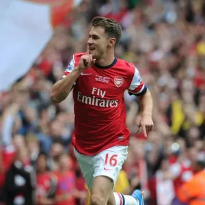 Thrilling Goal: Aaron Ramsey Scores for Arsenal vs Stoke City, Premier League 2013-14 Thrilling Goal: Aaron Ramsey Scores for Arsenal vs Stoke City, Premier League 2013-14