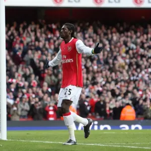 Thrilling Moment: Adebayor Scores Dramatic Equalizer for Arsenal vs. Birmingham, Barclays Premier League, Emirates Stadium (12/1/08)