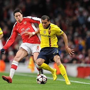 Thrilling Quarter-Final Draw: Samir Nasri vs. Daniel Alves - Arsenal vs. Barcelona, UEFA Champions League