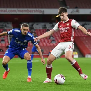 Tierney vs Castagne: A Football Rivalry at the Empty Emirates - Arsenal vs Leicester City (2020-21)