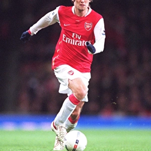 Tomas Rosicky in Action: Arsenal vs. Bolton Wanderers, FA Cup 4th Round, Emirates Stadium, 2007