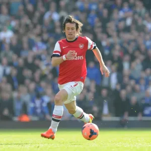 Tomas Rosicky in Action: Arsenal vs. Everton, FA Cup Quarter-Final Tomas Rosicky in Action: Arsenal vs. Everton, FA Cup Quarter-Final