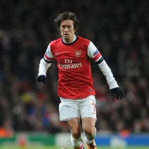Tomas Rosicky in Action: Arsenal vs Olympique de Marseille, UEFA Champions League (2013) Tomas Rosicky in Action: Arsenal vs Olympique de Marseille, UEFA Champions League (2013)
