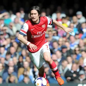 Tomas Rosicky in Action: Chelsea vs. Arsenal, Premier League 2013-14 Tomas Rosicky in Action: Chelsea vs. Arsenal, Premier League 2013-14