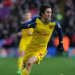 Tomas Rosicky in Action: Crystal Palace vs Arsenal, Premier League 2014-15