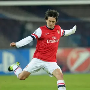 Tomas Rosicky in Action: Napoli vs. Arsenal, UEFA Champions League 2013-14 Tomas Rosicky in Action: Napoli vs. Arsenal, UEFA Champions League 2013-14