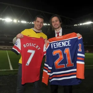 Tomas Rosicky and Andrew Ference: Unlikely Friends Celebrate Arsenal's Victory Over Newcastle United Tomas Rosicky and Andrew Ference: Unlikely Friends Celebrate Arsenal's Victory Over Newcastle United