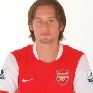 Tomas Rosicky Print at Arsenal 1st Team Photocall