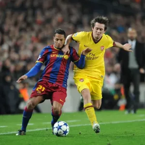 Tomas Rosicky (Arsenal) Adriano (Barcelona). Barcelona 3: 1 Arsenal. UEFA Champions League