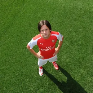 Tomas Rosicky (Arsenal). Arsenal 1st Team Photocall. Emirates Stadium, 7 / 8 / 14. Credit