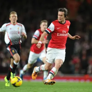 Tomas Rosicky (Arsenal). Arsenal 2: 0 Liverpool. Barclays Premier League. Emirates Stadium, 2 / 11 / 13 Tomas Rosicky (Arsenal). Arsenal 2: 0 Liverpool. Barclays Premier League. Emirates Stadium, 2 / 11 / 13