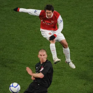 Tomas Rosicky (Arsenal) Ben Chorley (Orient). Arsenal 5: 0 Leyton Orient