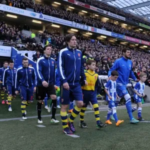 Tomas Rosicky (Arsenal). Brighton & Hove Albion 2: 3 Arsenal. FA Cup 4th Round. Amex Stadium Tomas Rosicky (Arsenal). Brighton & Hove Albion 2: 3 Arsenal. FA Cup 4th Round. Amex Stadium