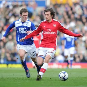 Tomas Rosicky (Arsenal) Craig Gardner (Birmingham). Birmingham City 1: 1 Arsenal