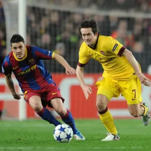 Tomas Rosicky (Arsenal) David Villa (Barcelona). Barcelona 3: 1 Arsenal