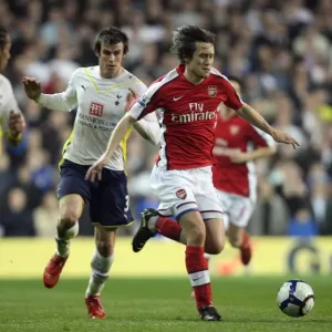 Tomas Rosicky (Arsenal) Gareth Bale (Tottenham). Tottenham Hotspur 2: 1 Arsenal