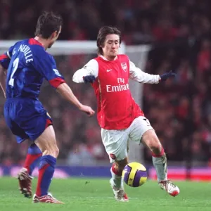 Tomas Rosicky Print (Arsenal) vs Gary Neville Print (Manchester United) Tomas Rosicky Print (Arsenal) vs Gary Neville Print (Manchester United)