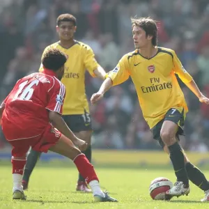 Tomas Rosicky (Arsenal) Jermaine Pennant (Liverpool)