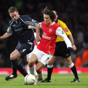 Tomas Rosicky (Arsenal) Kevin Nolan (Bolton) Tomas Rosicky (Arsenal) Kevin Nolan (Bolton)