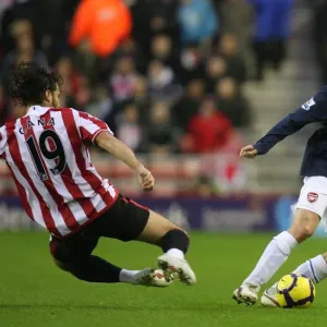 Tomas Rosicky (Arsenal) Lorik Cana (Sunderland). Sunderland 1: 0 Arsenal