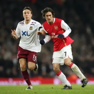 Tomas Rosicky (Arsenal) Mark Noble (West Ham) Tomas Rosicky (Arsenal) Mark Noble (West Ham)