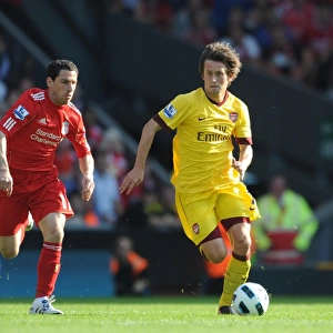 Tomas Rosicky (Arsenal) Maxi Rodriguez (Liverpool). Liverpool 1: 1 Arsenal