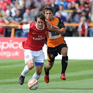 Tomas Rosicky (Arsenal) Ricky Holmes (Barnet). Barnet 0: 4 Arsenal, Pre season friendly