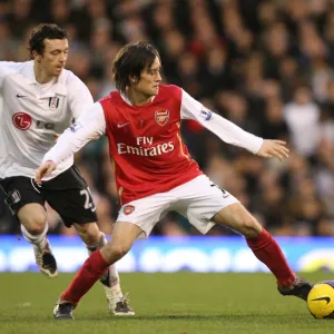 Tomas Rosicky (Arsenal) Simon Davies (Fulham)