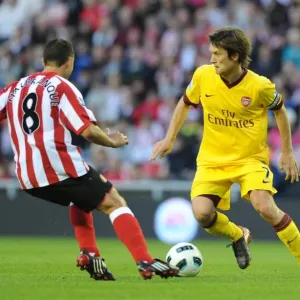 Tomas Rosicky (Arsenal) Steed Malbranque (Sunderland). Sunderland 1: 1 Arsenal Tomas Rosicky (Arsenal) Steed Malbranque (Sunderland). Sunderland 1: 1 Arsenal